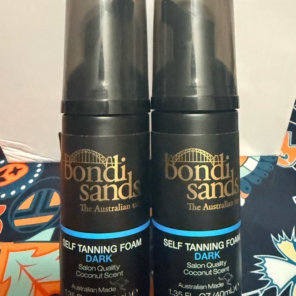 BONDI SANDS Self Tanning Foam (Dark) - Travel Size 2-Piece Bundle